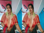 Horny Desi Bhabhi Shows her Boobs and Pussy part 1