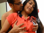 Hot married bhabhi enjoyed by lover and sucking dick